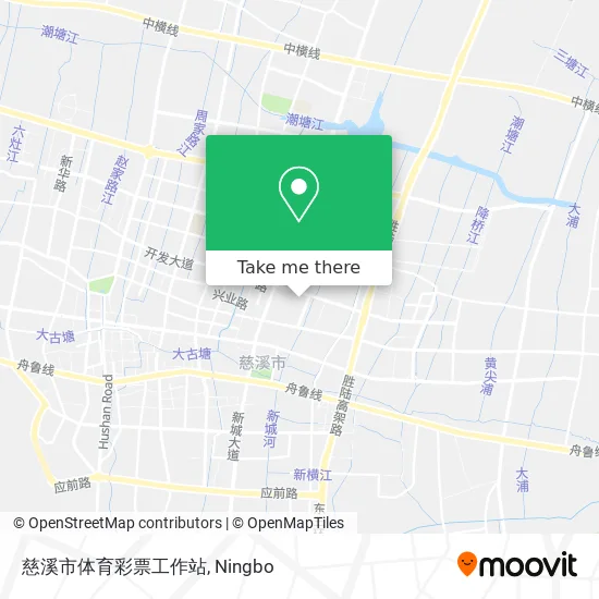 慈溪市体育彩票工作站 map