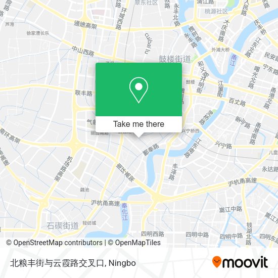 北粮丰街与云霞路交叉口 map