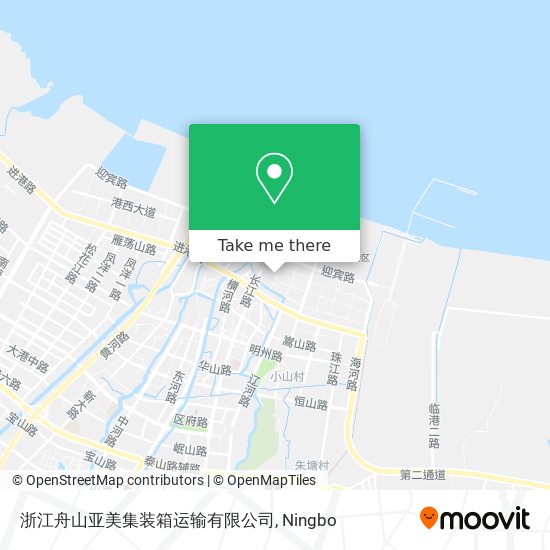 浙江舟山亚美集装箱运输有限公司 map