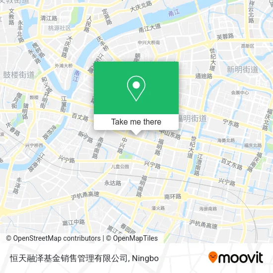 恒天融泽基金销售管理有限公司 map