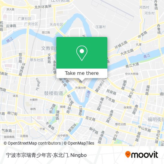 宁波市宗瑞青少年宫-东北门 map