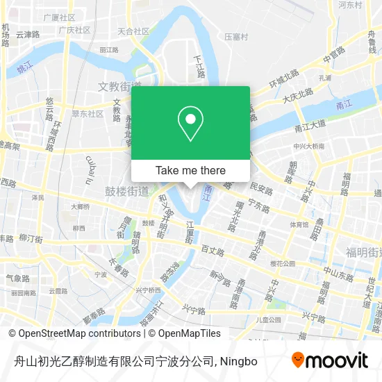 舟山初光乙醇制造有限公司宁波分公司 map
