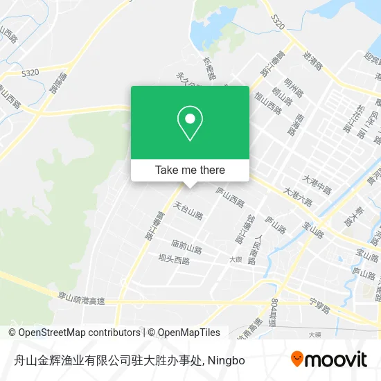 舟山金辉渔业有限公司驻大胜办事处 map