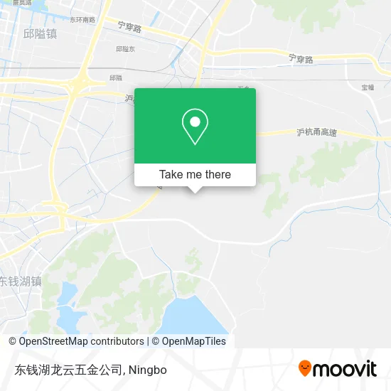 东钱湖龙云五金公司 map