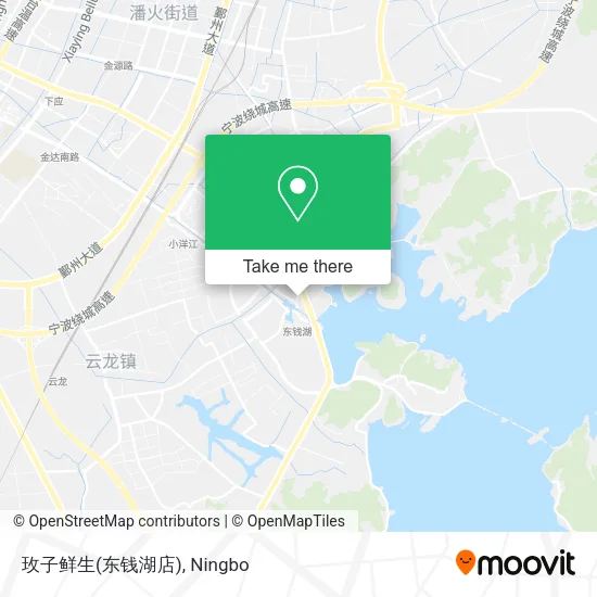 玫子鲜生(东钱湖店) map