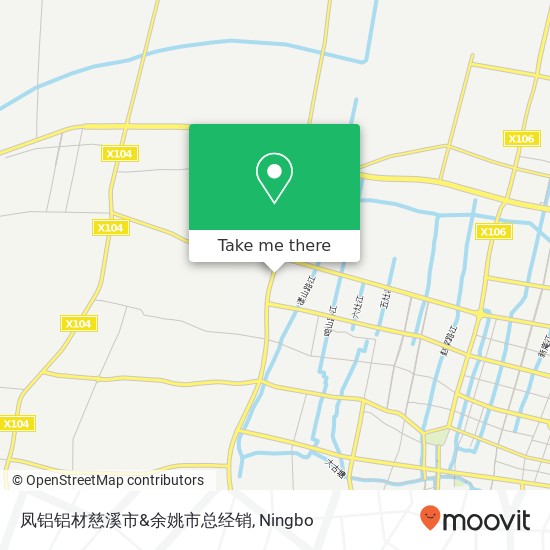 凤铝铝材慈溪市&余姚市总经销 map