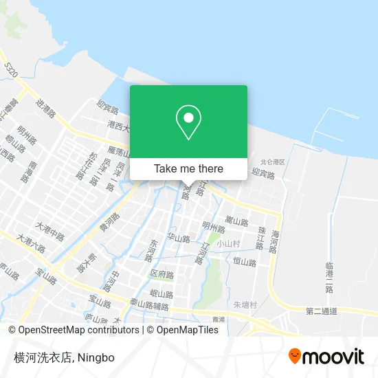 横河洗衣店 map