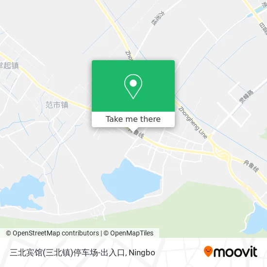 三北宾馆(三北镇)停车场-出入口 map