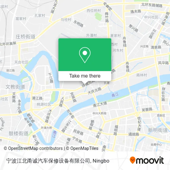 宁波江北甬诚汽车保修设备有限公司 map