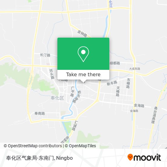 奉化区气象局-东南门 map