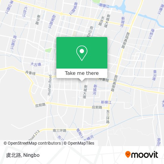 虞北路 map
