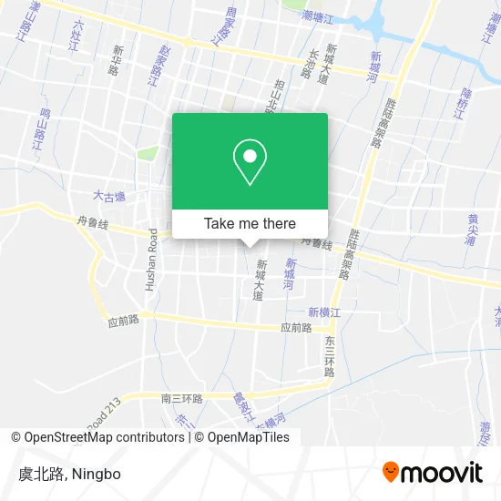 虞北路 map