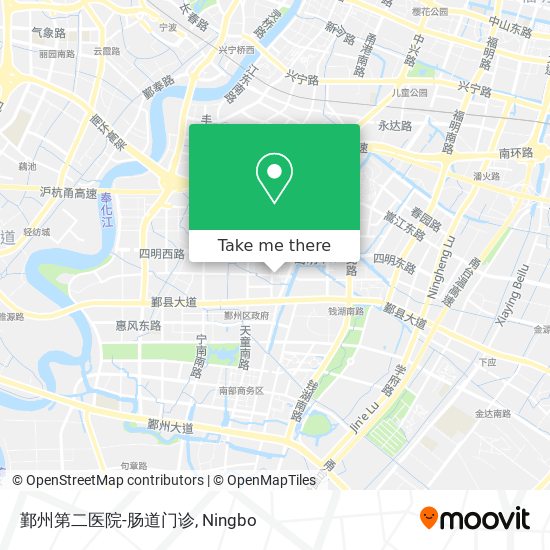 鄞州第二医院-肠道门诊 map