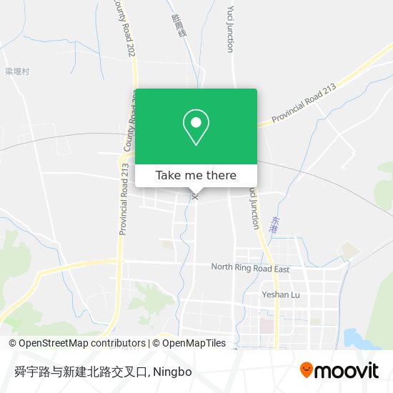 舜宇路与新建北路交叉口 map