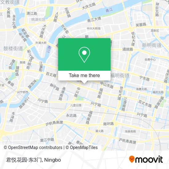 君悦花园-东3门 map
