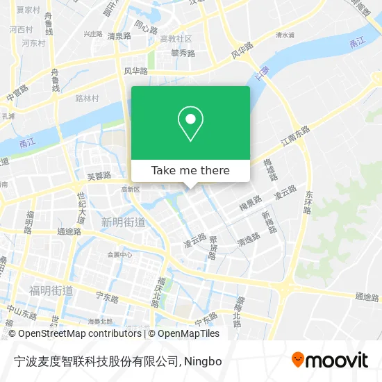 宁波麦度智联科技股份有限公司 map