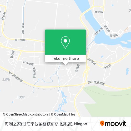 海澜之家(浙江宁波柴桥镇薪桥北路店) map