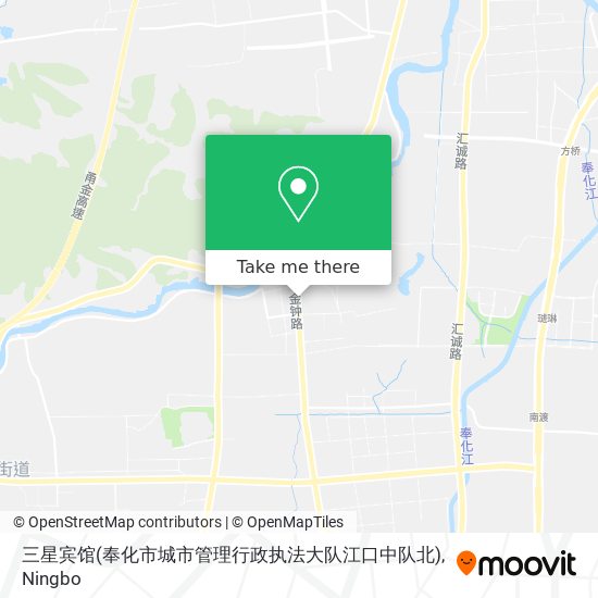 三星宾馆(奉化市城市管理行政执法大队江口中队北) map