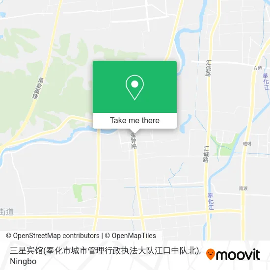 三星宾馆(奉化市城市管理行政执法大队江口中队北) map