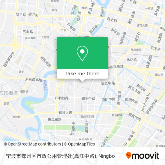 宁波市鄞州区市政公用管理处(嵩江中路) map