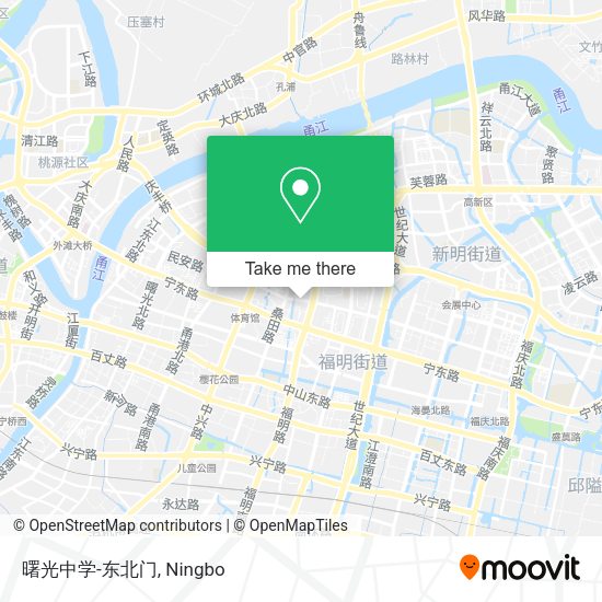 曙光中学-东北门 map