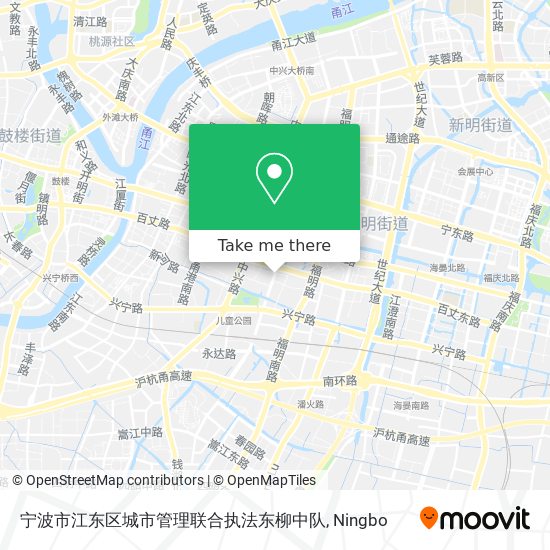 宁波市江东区城市管理联合执法东柳中队 map