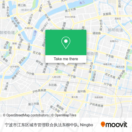 宁波市江东区城市管理联合执法东柳中队 map