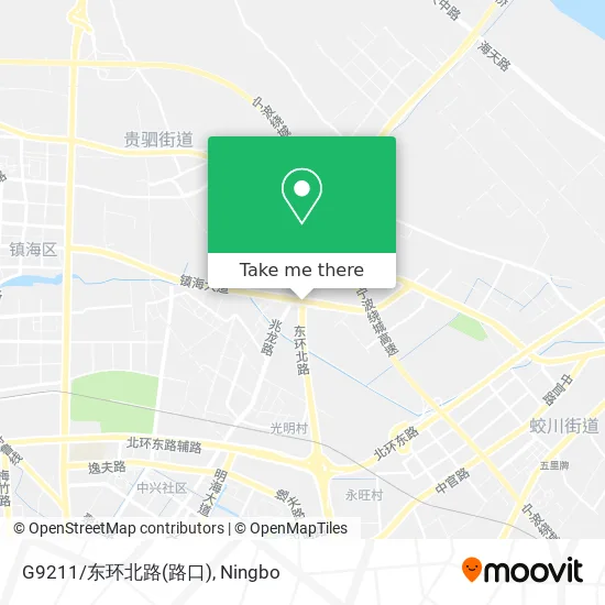 G9211/东环北路(路口) map