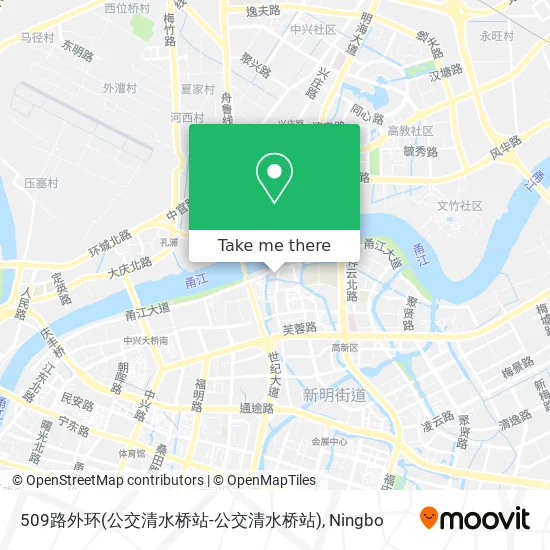 509路外环(公交清水桥站-公交清水桥站) map