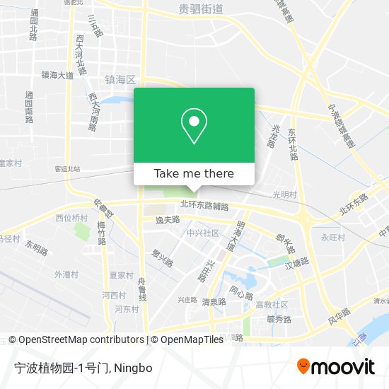宁波植物园-1号门 map