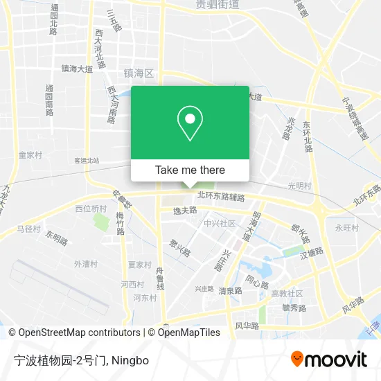 宁波植物园-2号门 map