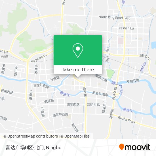 富达广场D区-北门 map