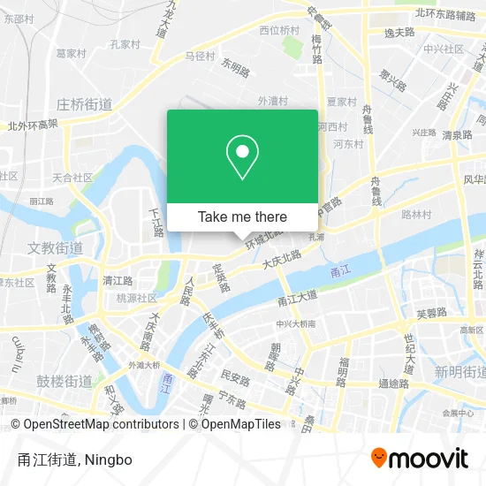 甬江街道 map