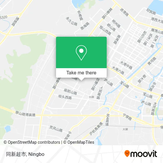 同新超市 map