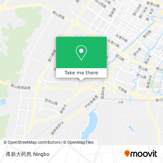 甬新大药房 map