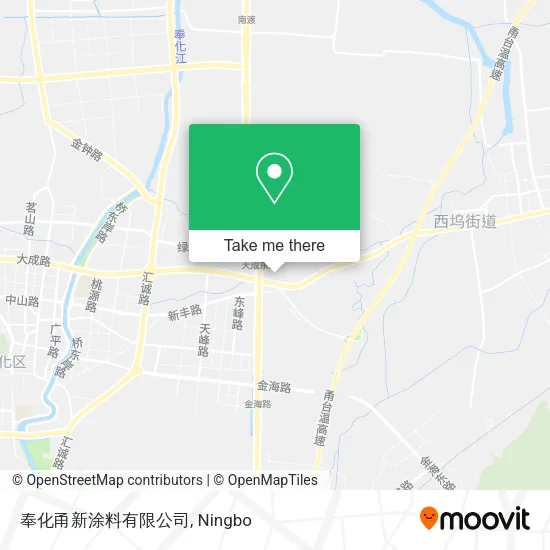 奉化甬新涂料有限公司 map