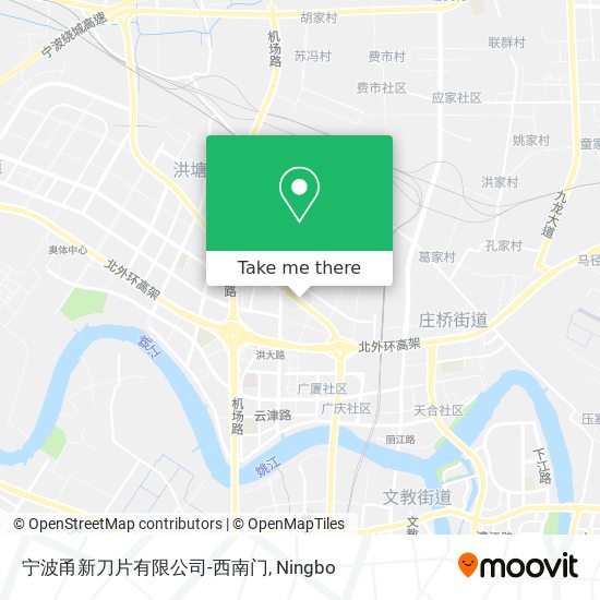 宁波甬新刀片有限公司-西南门 map
