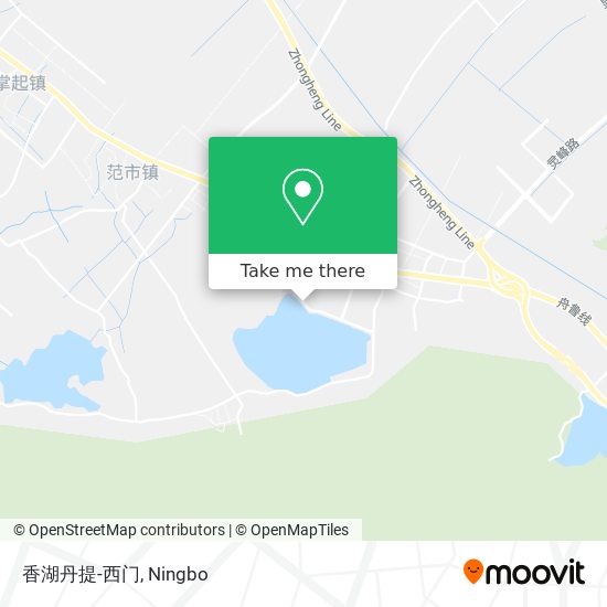 香湖丹提-西门 map