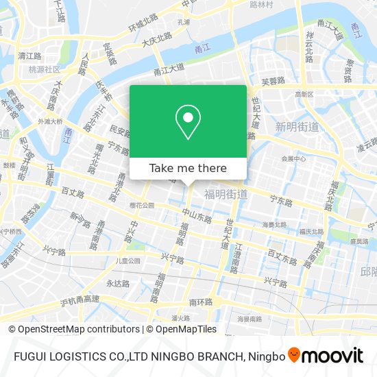 FUGUI LOGISTICS CO.,LTD NINGBO BRANCH map