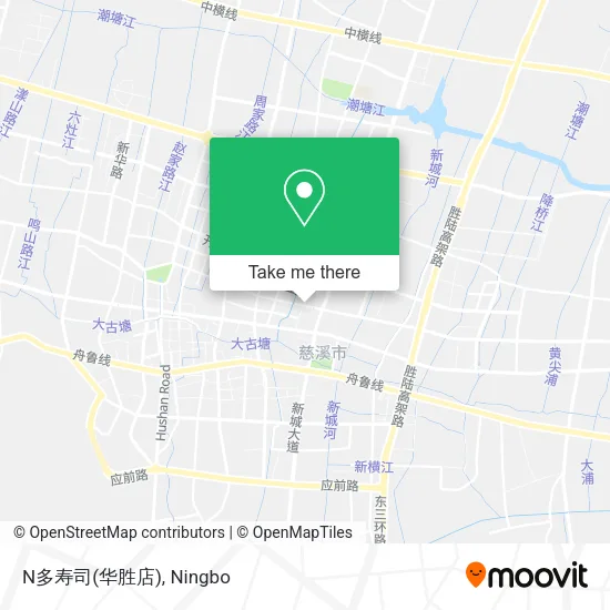 N多寿司(华胜店) map