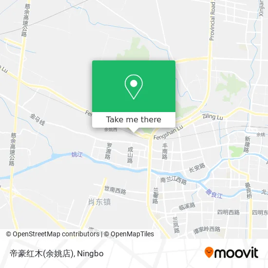 帝豪红木(余姚店) map