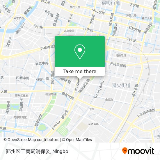 鄞州区工商局消保委 map