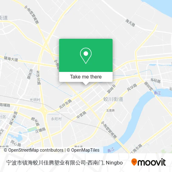 宁波市镇海蛟川佳腾塑业有限公司-西南门 map