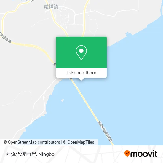 西泽汽渡西岸 map