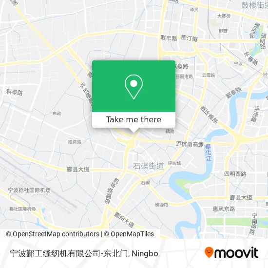 宁波鄞工缝纫机有限公司-东北门 map