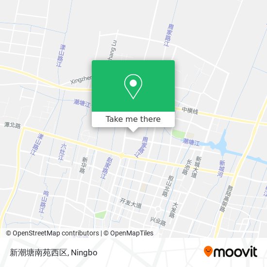 新潮塘南苑西区 map