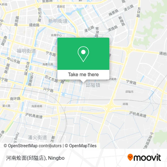 河南烩面(邱隘店) map