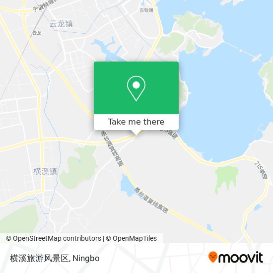 横溪旅游风景区 map