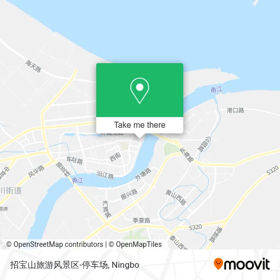 招宝山旅游风景区-停车场 map