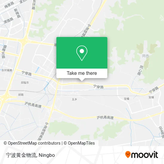宁波黄金物流 map